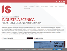 Tablet Screenshot of industriascenica.com